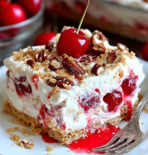 Homemade Cherry Cheesecake Lush Recipe Easy Country Kitchen Cherry Cheesecake Best Warm Cherry Cheesecake Lush Dessert Low...