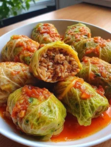 Mom’s Classic Stuffed Polish Cabbage
