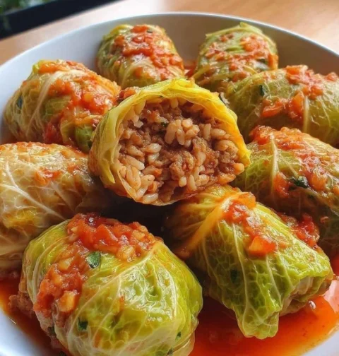 Mom's Classic Stuffed Polish Cabbage Recipe Easy Polish Stuffed Cabbage Recipe Best Polish Stuffed Cabbage Rolls How To Ma...
