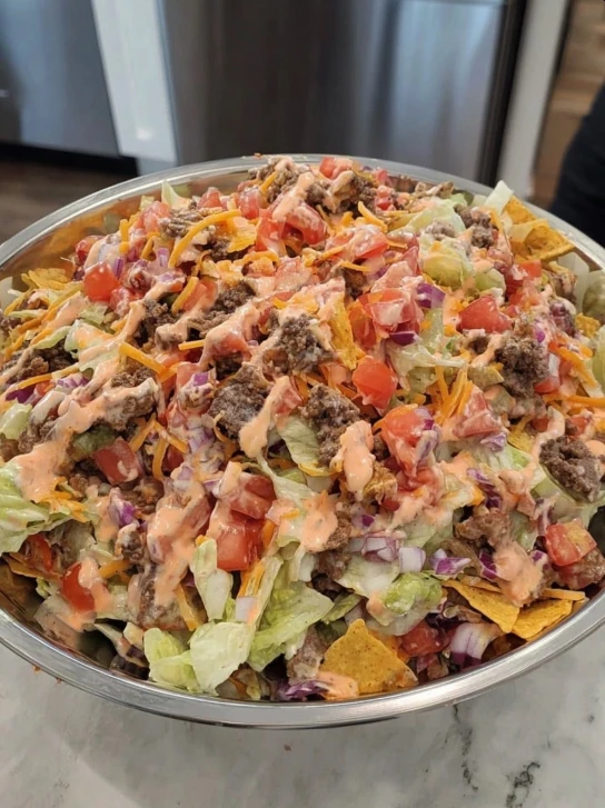 Nana’s Family-Favorite Dorito Taco Salad