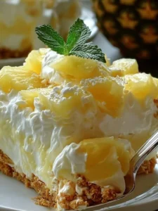No-Bake Pineapple Cream Dessert Prep Time