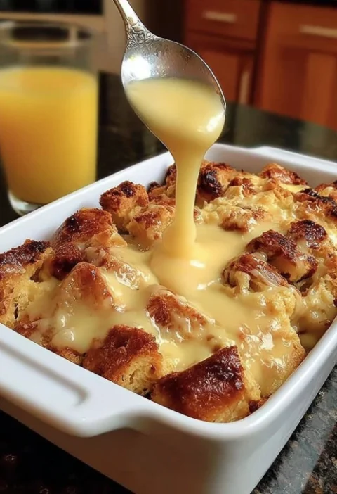 Old Fashioned Bread Pudding Recipe Grandma's Bread Pudding Vanilla Sauce Best Traditional Bread Pudding Recipe Easy Old Fa...