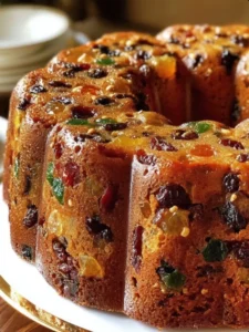 Old Fashioned German Fruit Cake