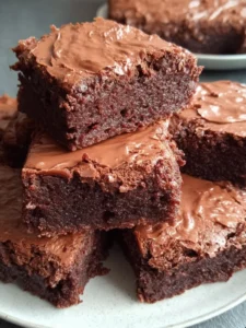 Grandma’s Old-Fashioned Lunch Lady Brownies