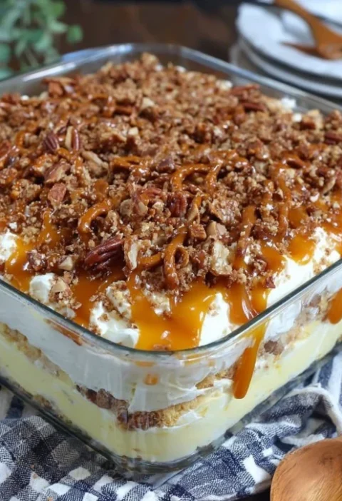 Pineapple Pretzel Delight Recipe Easy Pineapple Pretzel Dessert Best Pineapple Pretzel Salad Homemade Pineapple Pretzel De...