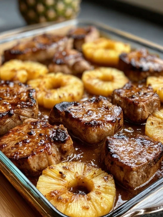 Quick Skillet Pineapple Pork Chops Easy Ginger Pork Chops Recipe Juicy Pineapple Pork Chops Skillet Weeknight Pineapple Gi...