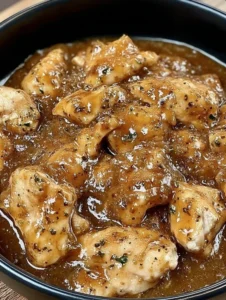 Slow Cooked Chicken & Gravy