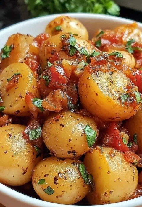 Slow Cooker Italian Potatoes Recipe Best Italian Potatoes Slow Cooker Easy Slow Cooker Italian Potatoes Healthy Slow Cooke...