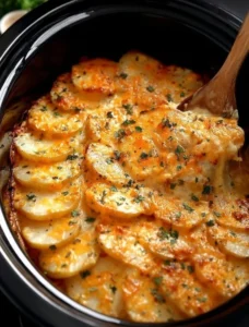 Slow Cooker Scalloped Potatoes
