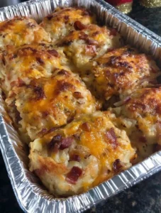 Southern Potluck Chicken Hashbrown Casserole