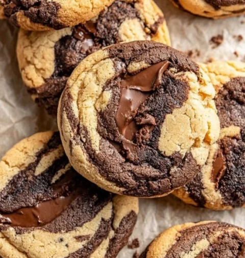 Southern Potluck Dessert Recipes Peanut Butter Brownie Swirl Cookies Best Potluck Cookie Ideas How To Make Peanut Butter B...