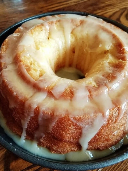 Southern-Style Salted Caramel Kentucky Butter Cake for dessert lovers