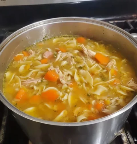 Southern Supper Chicken Noodle Soup Recipe Easy Southern Chicken Noodle Soup Homemade Southern Supper Soup Best Chicken No...