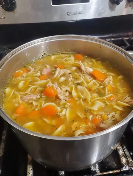 Southern Supper Chicken Noodle Soup Recipe Easy Southern Chicken Noodle Soup Homemade Southern Supper Soup Best Chicken No...
