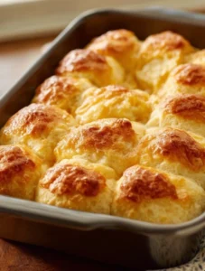 3-Ingredient Old-Fashioned Buttery Biscuit Casserole