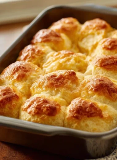 3ingredient Oldfashioned Buttery Biscuit Casserole