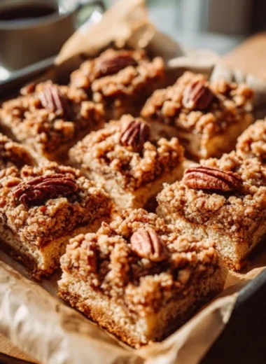 4ingredient Maple Pecan Crumble Bars