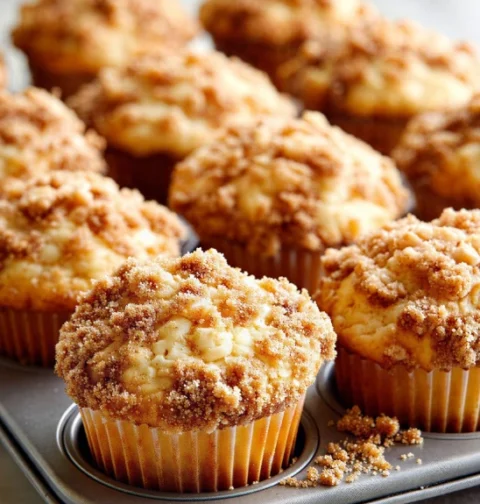 Aunt Millies Classic Banana Crumb Muffins