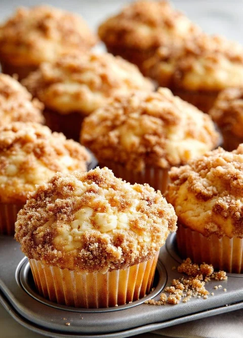 Aunt Millies Classic Banana Crumb Muffins