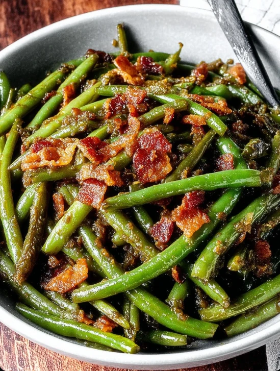 Aunt Millie’s Sunday-Table Crack Green Beans