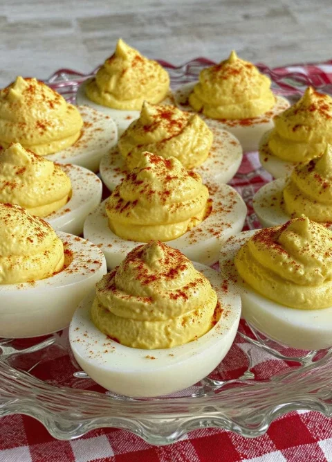 Aunt Millie’s Deviled Eggs Recipe Best Church Supper Deviled Eggs Easy Sunday Table Deviled Eggs Traditional Church Supp...