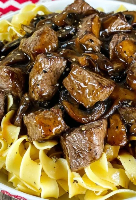Beef Tips Noodles