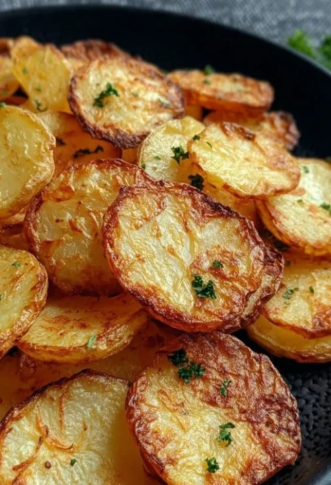 Best Air Fryer Sliced Potatoes Recipe Crispy Air Fryer Sliced Potatoes How To Cook Sliced Potatoes In Air Fryer Air Fryer ...