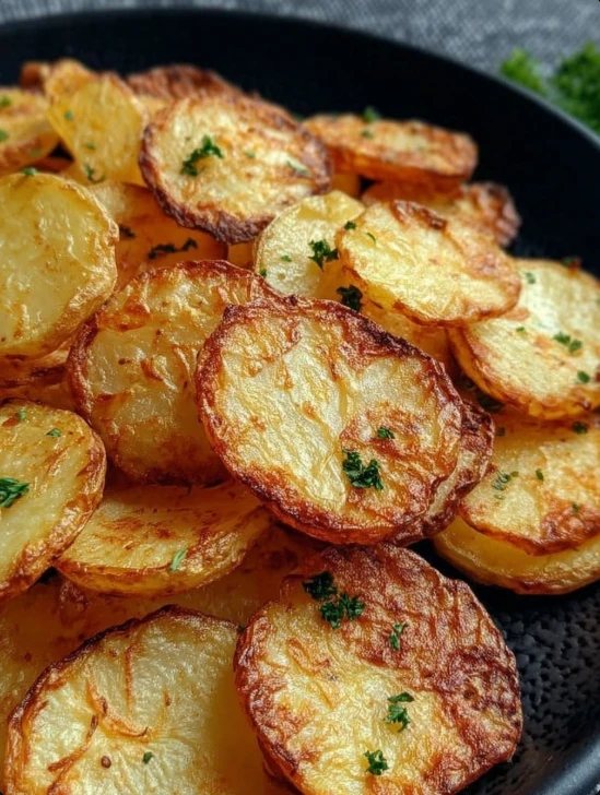 Sliced Potatoes in the Air Fryer