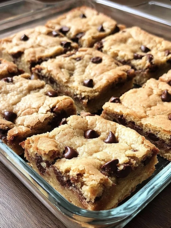 Cozy Grandma’s Chocolate Chip Cookie Bars