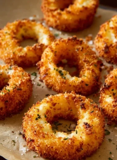 Cheesy Baked Onion Delights
