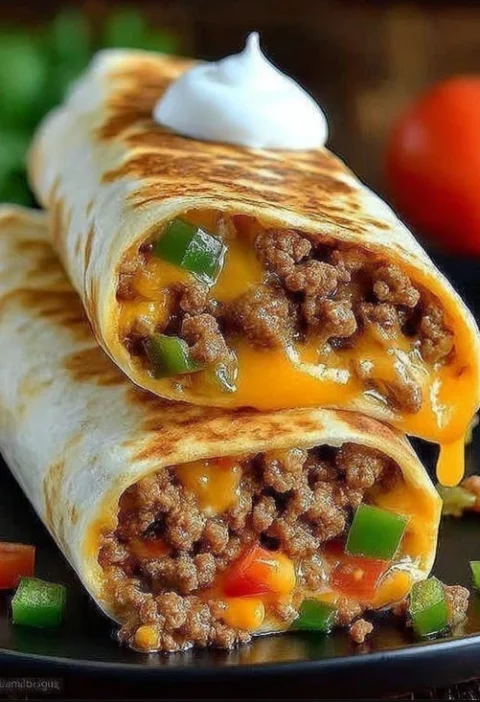 Country-style Nacho Cheese Beef Wrap Recipe Homemade Nacho Cheese Beef Wraps Best Cheese For Beef Nachos Wrap How To Make ...
