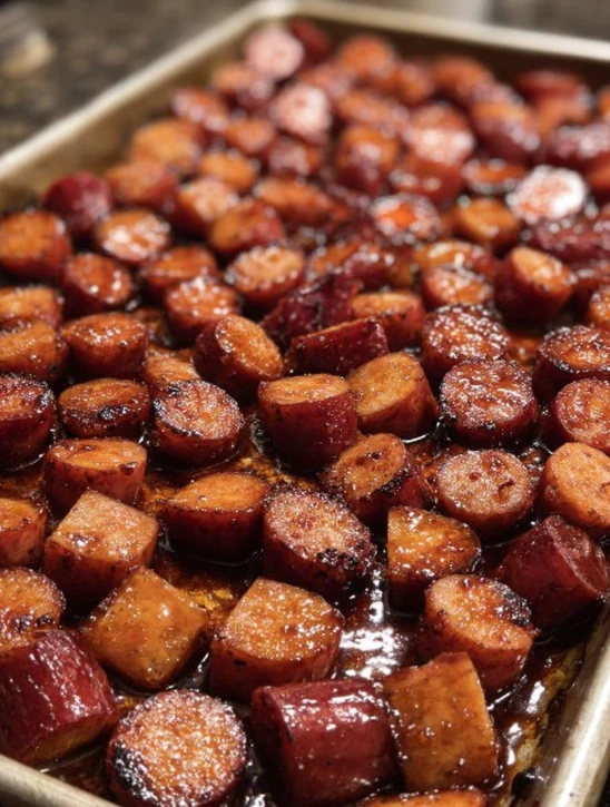 Cozy Backyard Hot Dog Burnt Ends