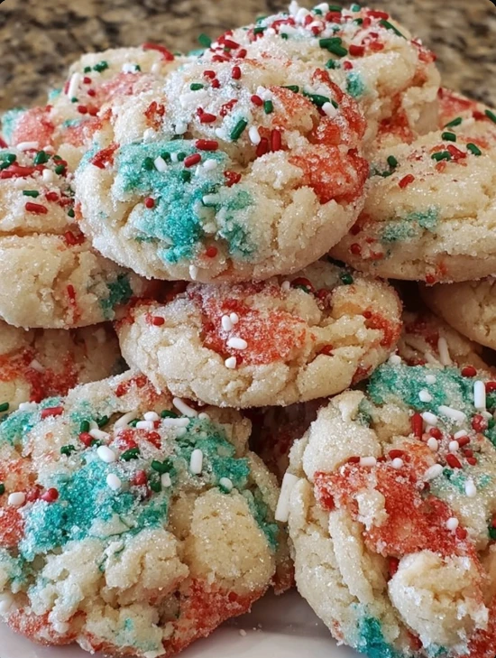 Cozy Holiday-Table Gooey Butter Cookies