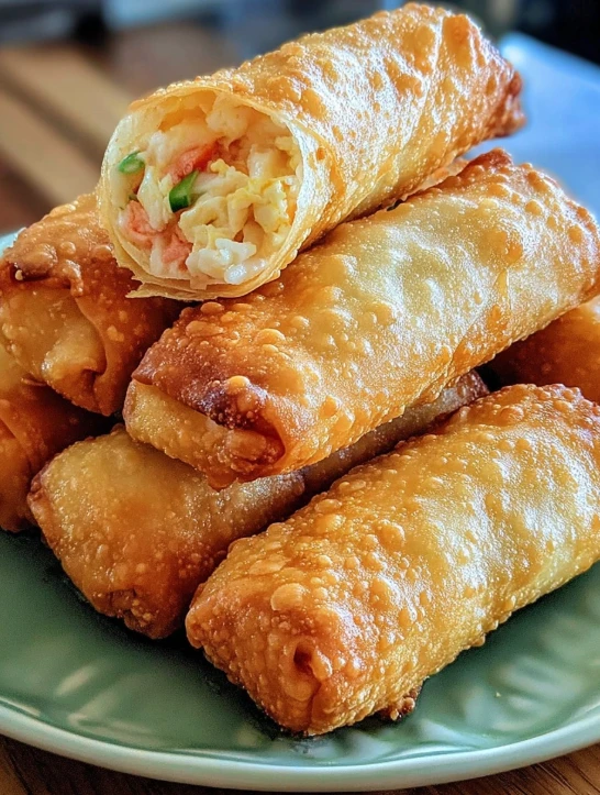 Crab Rangoon Egg Rolls Recipe