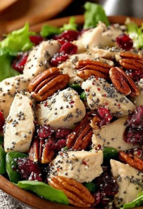 Cranberry Pecan Chicken Salad Recipe Best Poppy Seed Dressing For Salad Healthy Chicken Cranberry Pecan Salad Where To Buy...