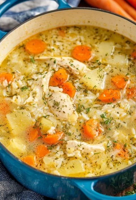 Chicken Rice Soup
