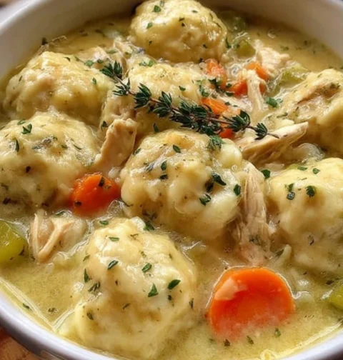 Easy Crockpot Chicken And Dumplings Recipe Homemade Crockpot Chicken Dumplings Best Slow Cooker Chicken And Dumplings Heal...
