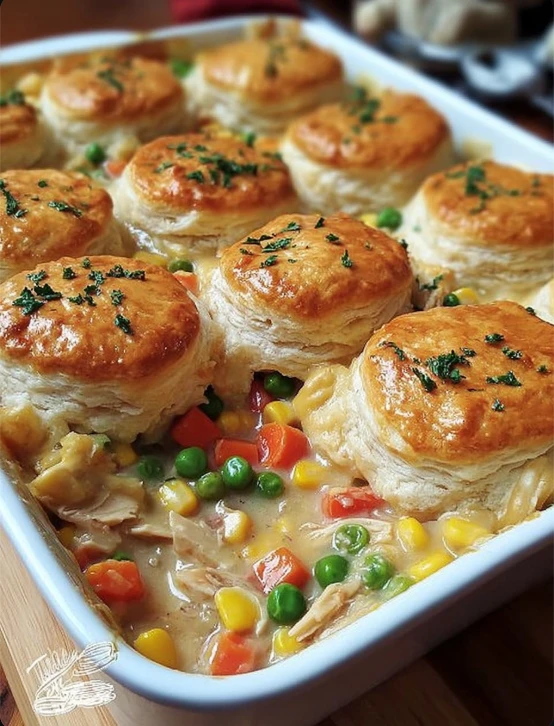 Warm Family-Table Chicken Pot Pie Bake