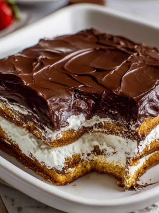 Easy No Bake éclair Cake Recipe Grandma's Chocolate éclair Cake No Oven Make Ahead Chocolate éclair Dessert No Bake éc...