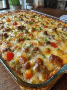 easy philly cheesesteak casserole
