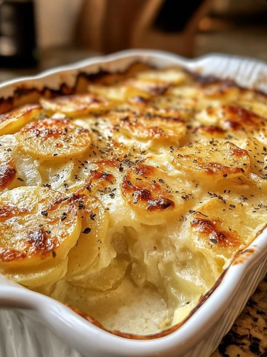 simply scalloped potatoes