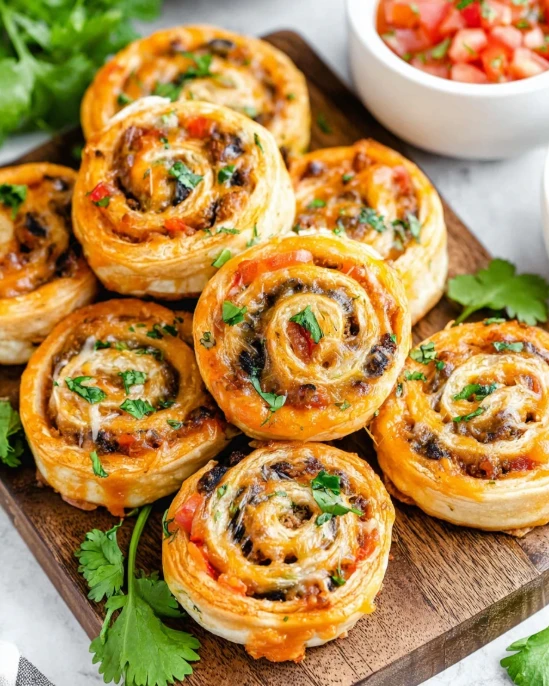 Easy Southern Taco Pinwheel Recipes Best Warm Taco Pinwheel Dishes Homemade Southern Potluck Ideas Quick Taco Pinwheel App...