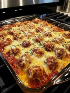 Easy Steps for Dump and Bake Meatball Casserole