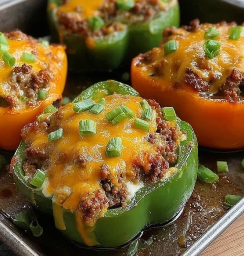Easy Stuffed Bell Peppers Recipe Healthy Stuffed Bell Peppers Meal Prep Low Carb Stuffed Bell Peppers Vegan Stuffed Bell P...