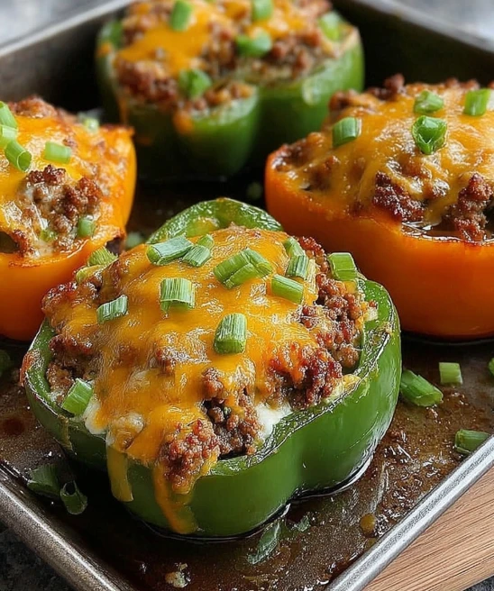 Easy Stuffed Bell Peppers Recipe Healthy Stuffed Bell Peppers Meal Prep Low Carb Stuffed Bell Peppers Vegan Stuffed Bell P...