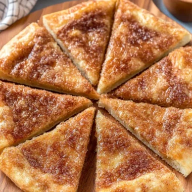 Festive Familyfavorite Cinnamon Sugar Dessert Pizza