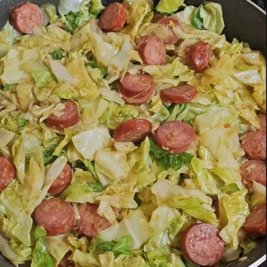 Fried Cabbage Bacon Onion Recipe