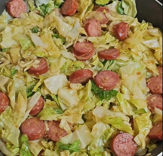 Fried Cabbage Bacon Onion Recipe