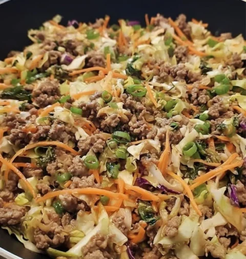 Grandma's Cozy Eggroll In A Bowl Recipe Best Eggroll In A Bowl Recipe Easy Eggroll In A Bowl Grandma's Style Homemade Cozy...