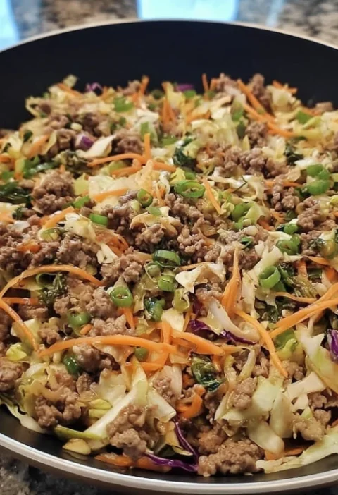 Grandma's Cozy Eggroll In A Bowl Recipe Best Eggroll In A Bowl Recipe Easy Eggroll In A Bowl Grandma's Style Homemade Cozy...